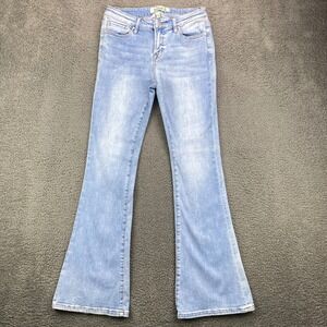 Rockin C Womens Jeans Size 28 Light Wash Flare Leg Denim Pants